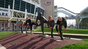 Siri Englund and Swedish obstacle racers in Cincinnati