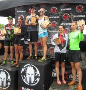 Indiana Spartan Sprint podium