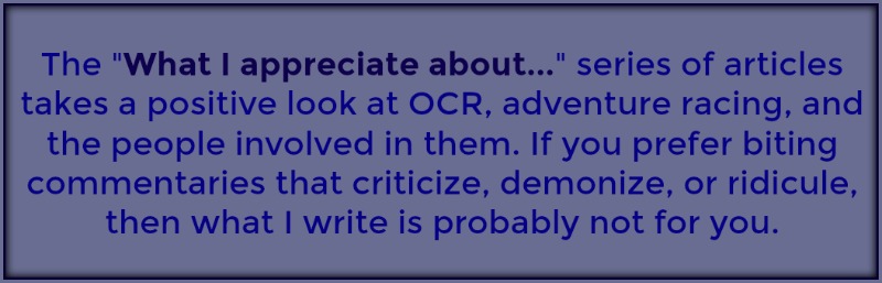 What I appreciate about