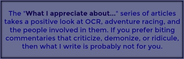 What I appreciate about